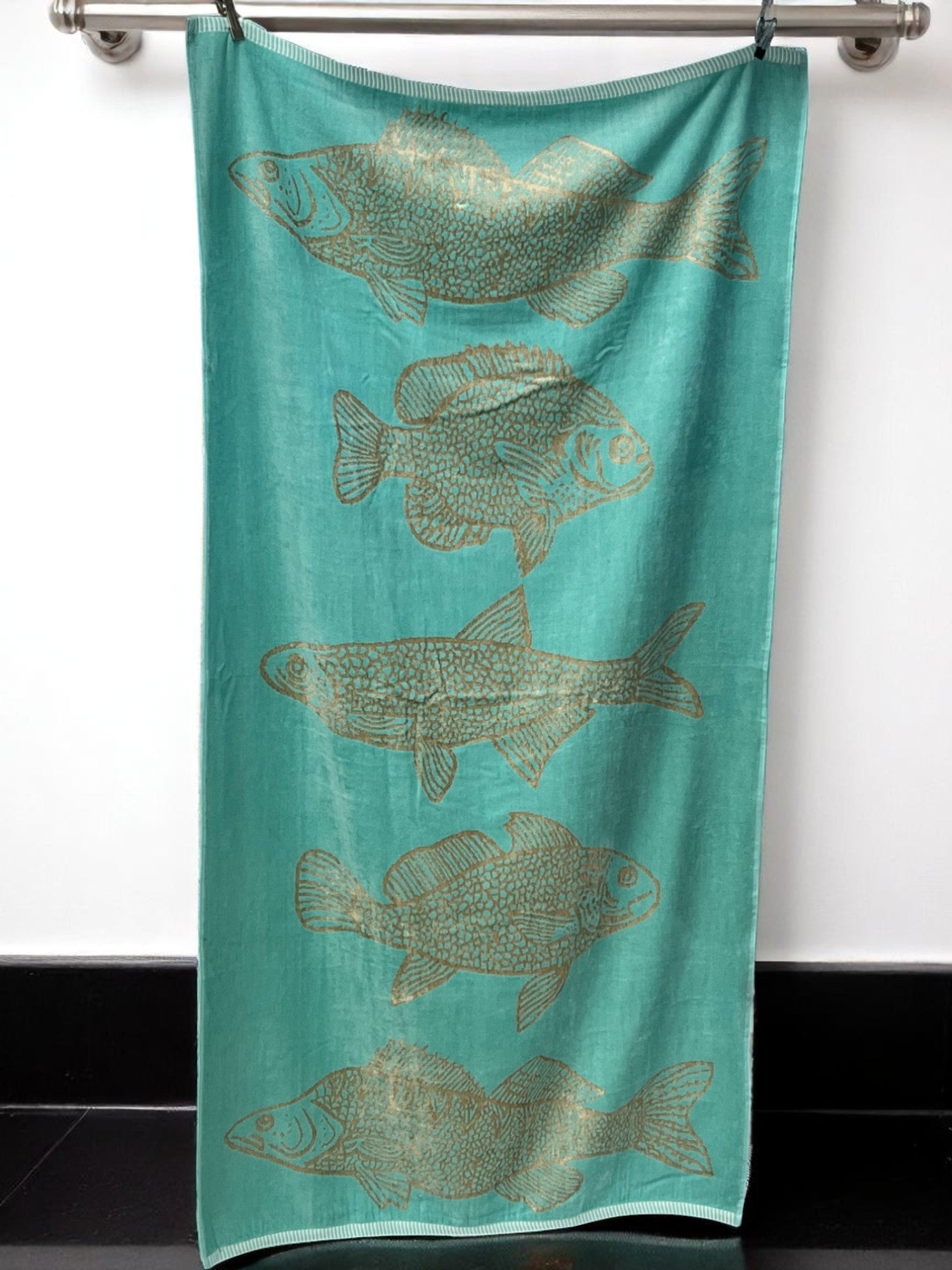 Plažni peškir "Fish" – 90x174 cm