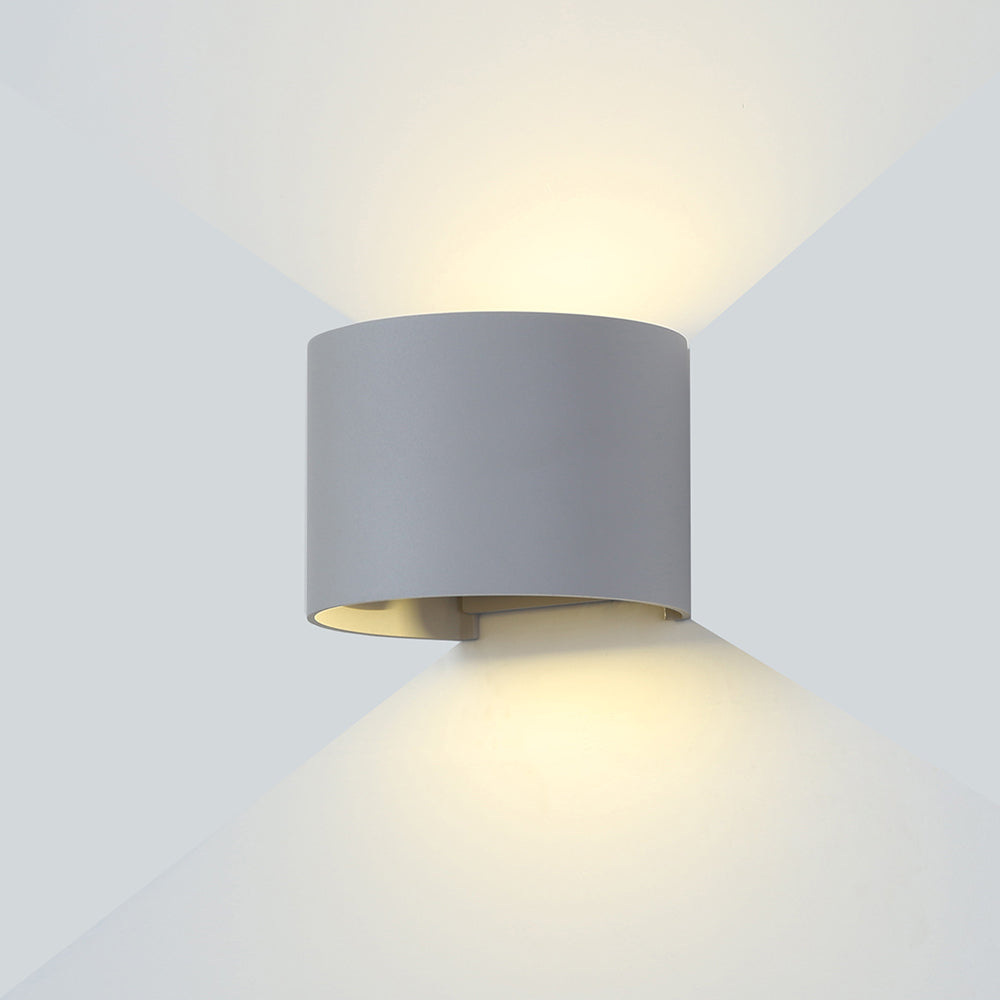 LED Zidna Lampa 6W 4000K 660Lm IP54 Siva