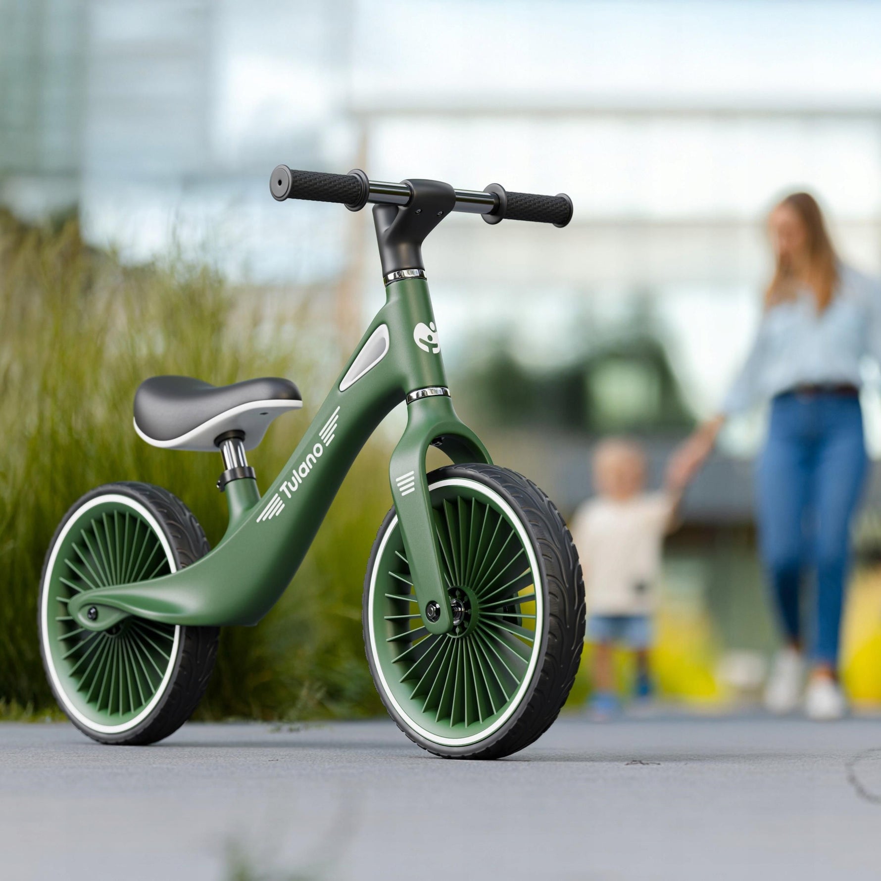 Dečiji balance bike Tulano Route Zeleni, uzrast 2+