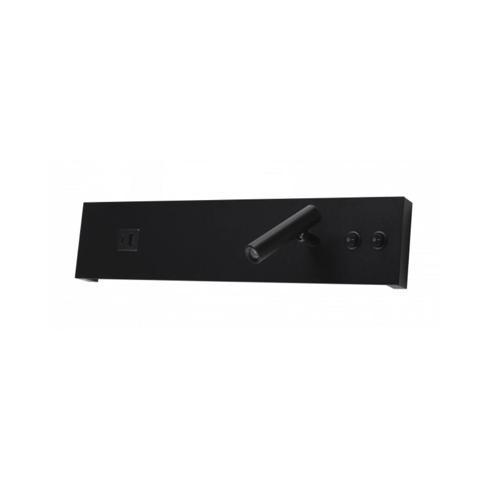 Zidna Svetiljka 11W Pravougaona Crna USB 4200K