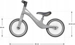 Dečiji balance bike Tulano Route Sivi, uzrast 2+