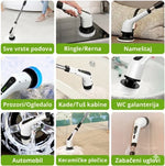 9 u 1 električna rotirajuća četka za čišćenje