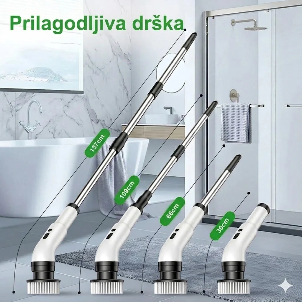 9 u 1 električna rotirajuća četka za čišćenje