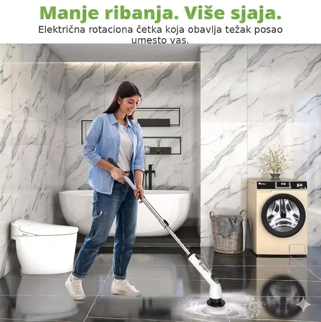 9 u 1 električna rotirajuća četka za čišćenje