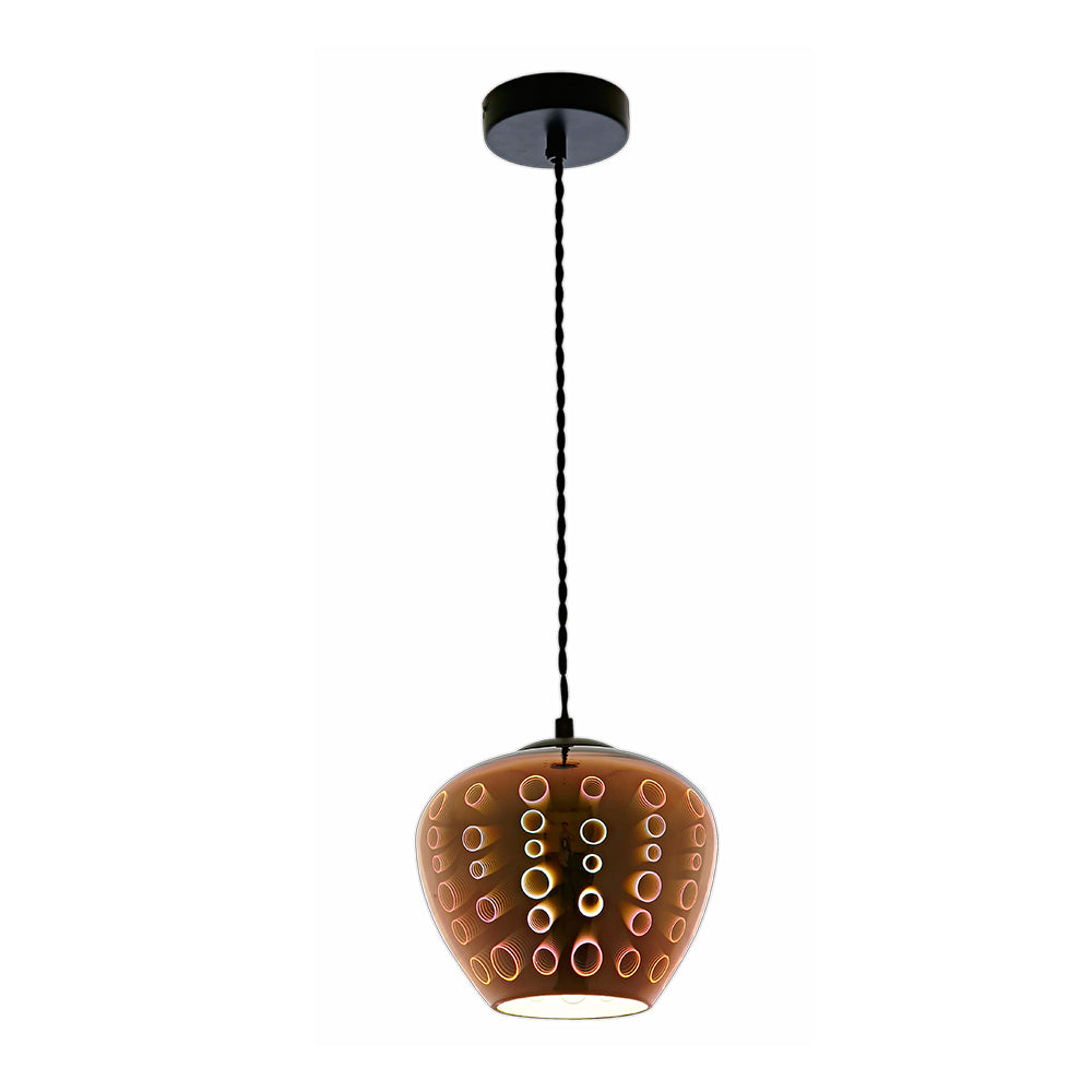 LED Visilica E27 3D Bakar IP20