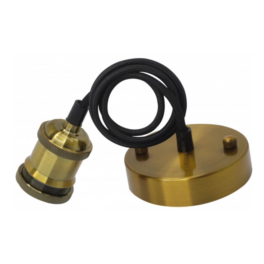 Vintage Grlo E27 Antik Gold Sa Kablom 1M