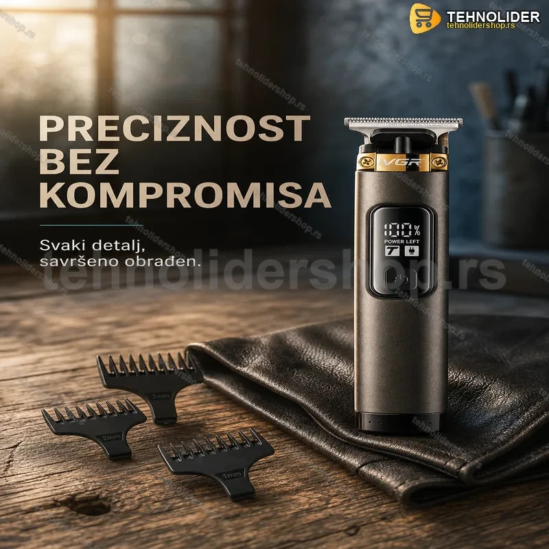 Bežična Mašinica Za Šišanje VGR V-985 sa LED ekranom