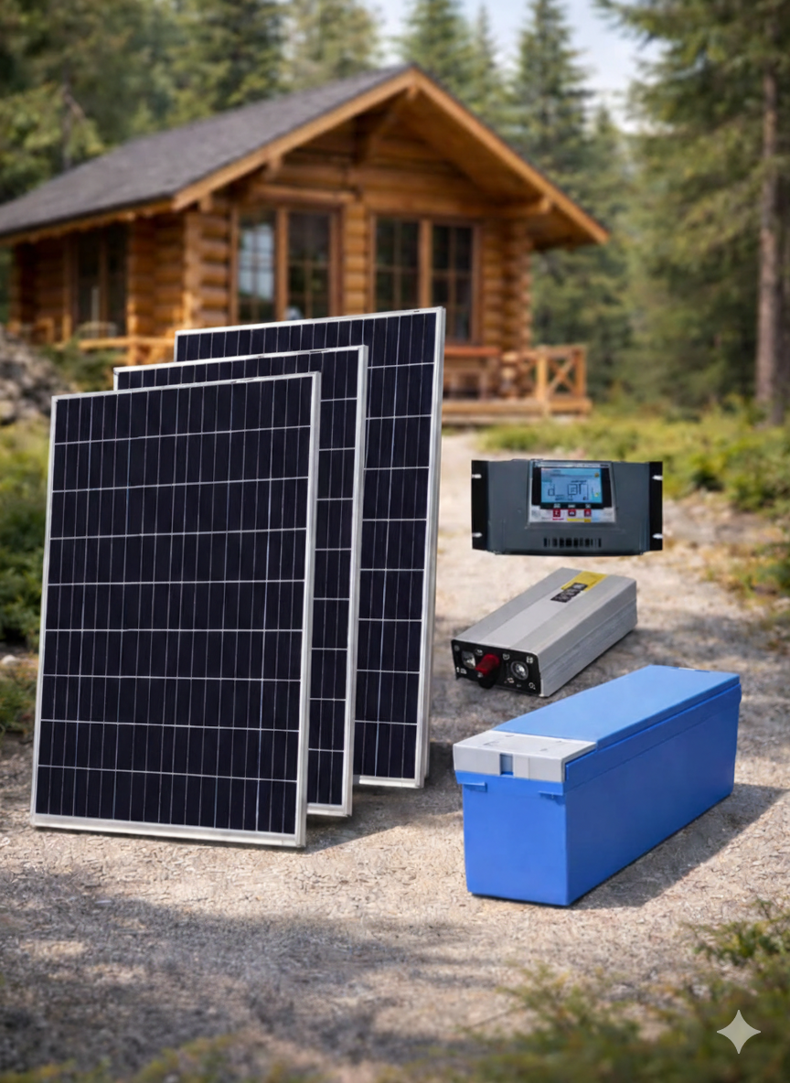 Set solarnog panela 3x200w