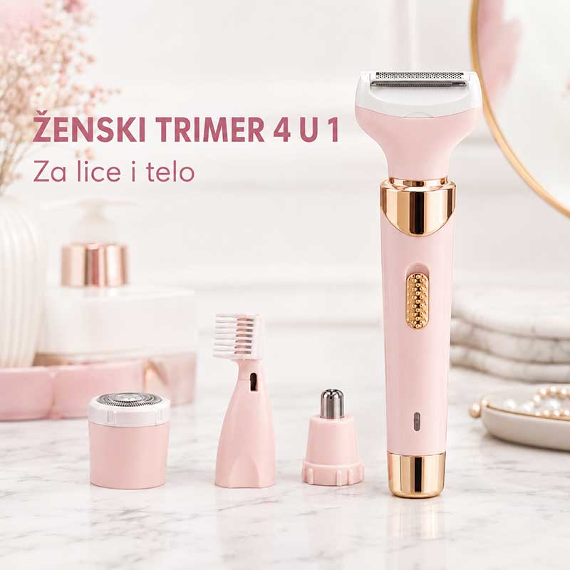 Gemmy 4 u 1 trimer za žene za lice i telo