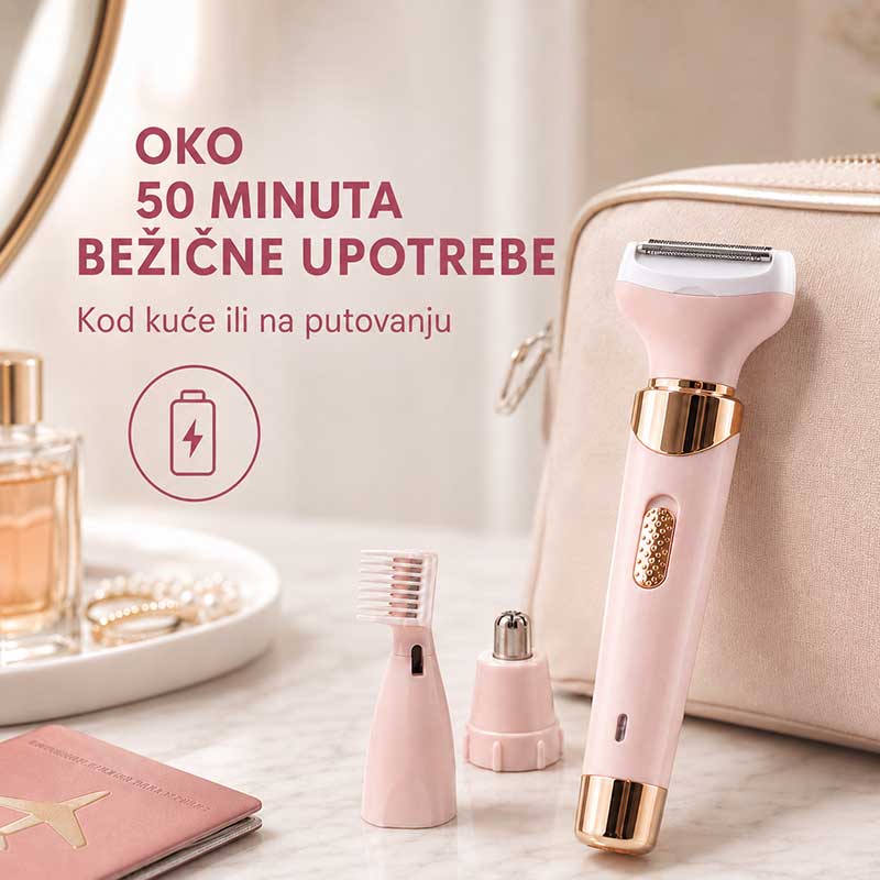 Gemmy 4 u 1 trimer za žene za lice i telo