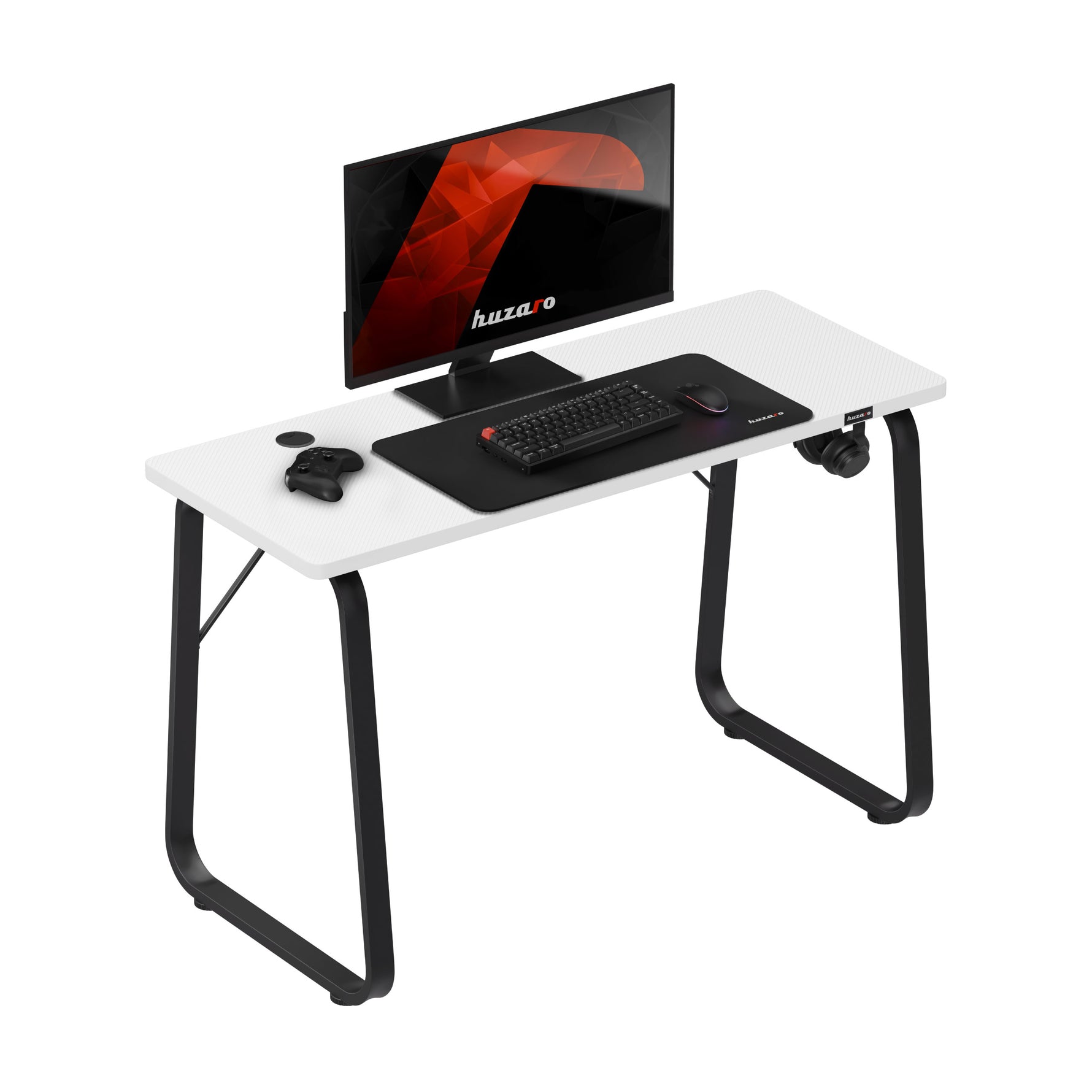 Gejmerski sto 120x48cm Huzaro Hero 1.5 White