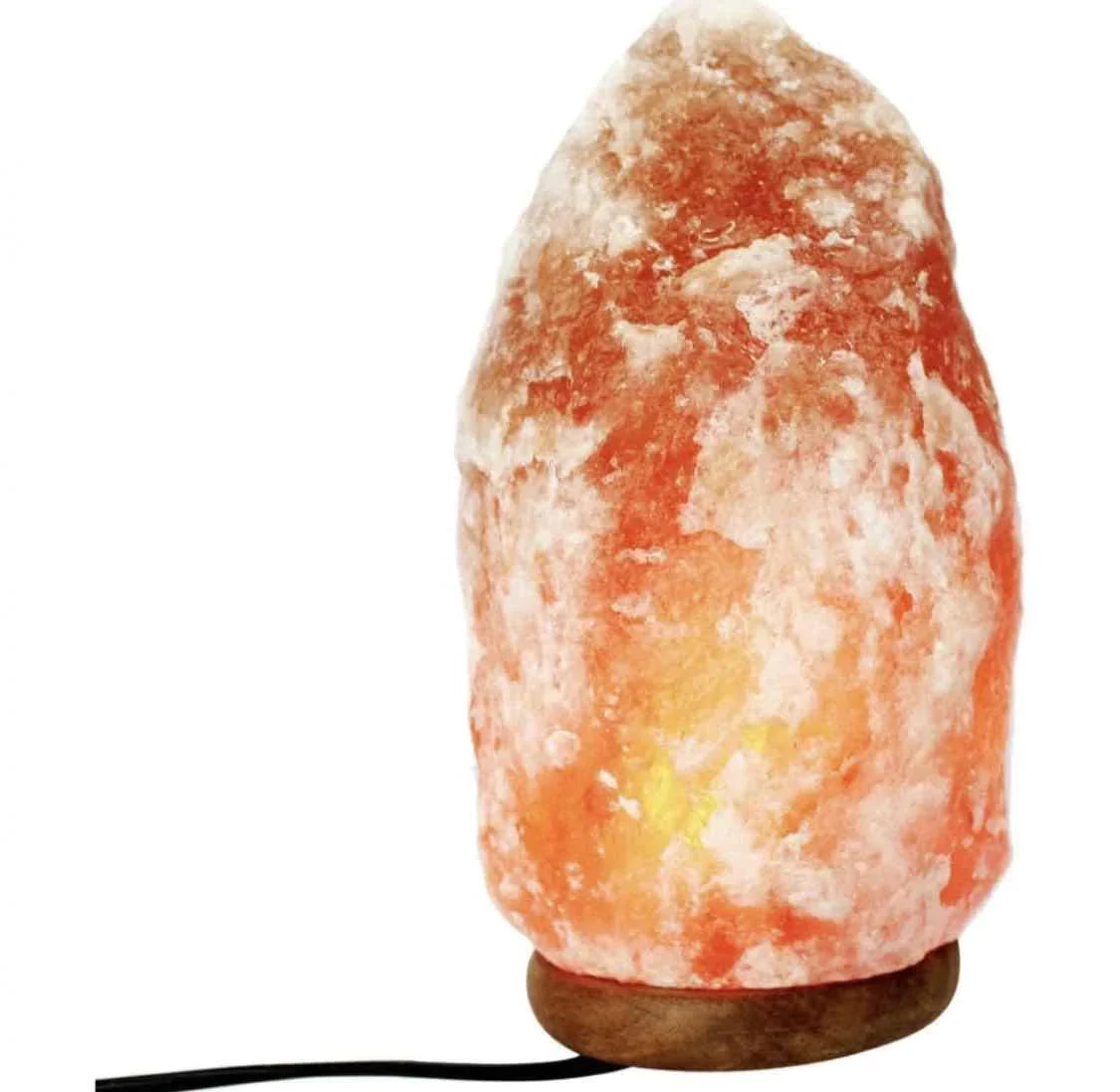 Kristalna himalajska dekorativna slana lampa