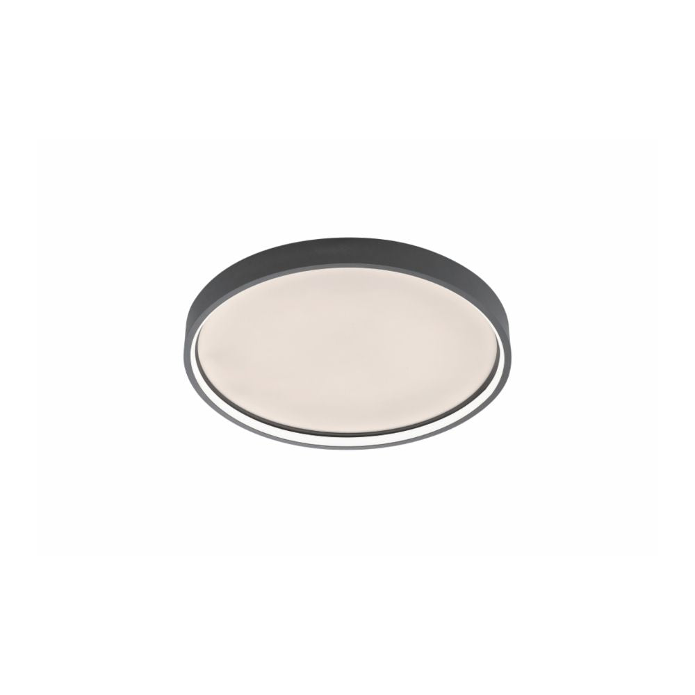 LED Plafonjera 28W 3000K 2400Lm IP20 Tamno Siva