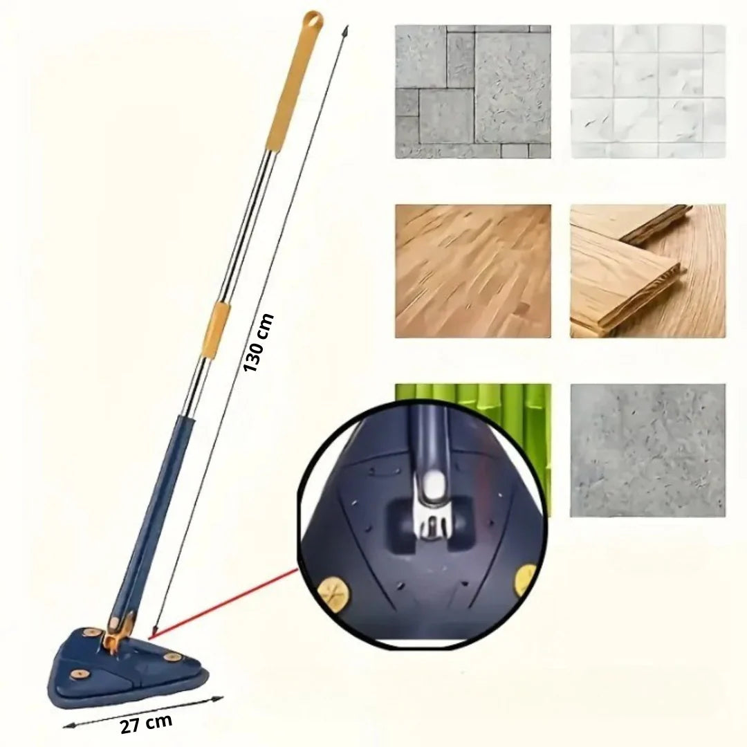 Multifunkcionalni rotirajući mop sa 360° rotacijom i mikrofiber krpom