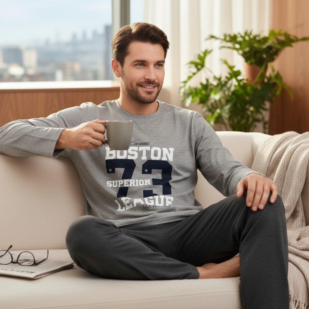 Muška pidzama komplet - S veličina Boston