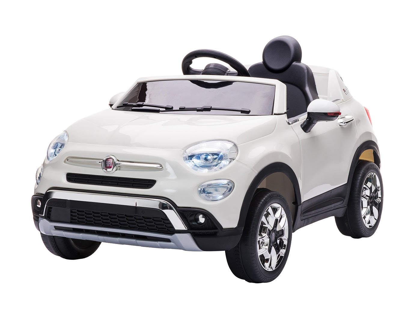 Auto na baterije FIAT 500X – Licencirani model 12V | Bela