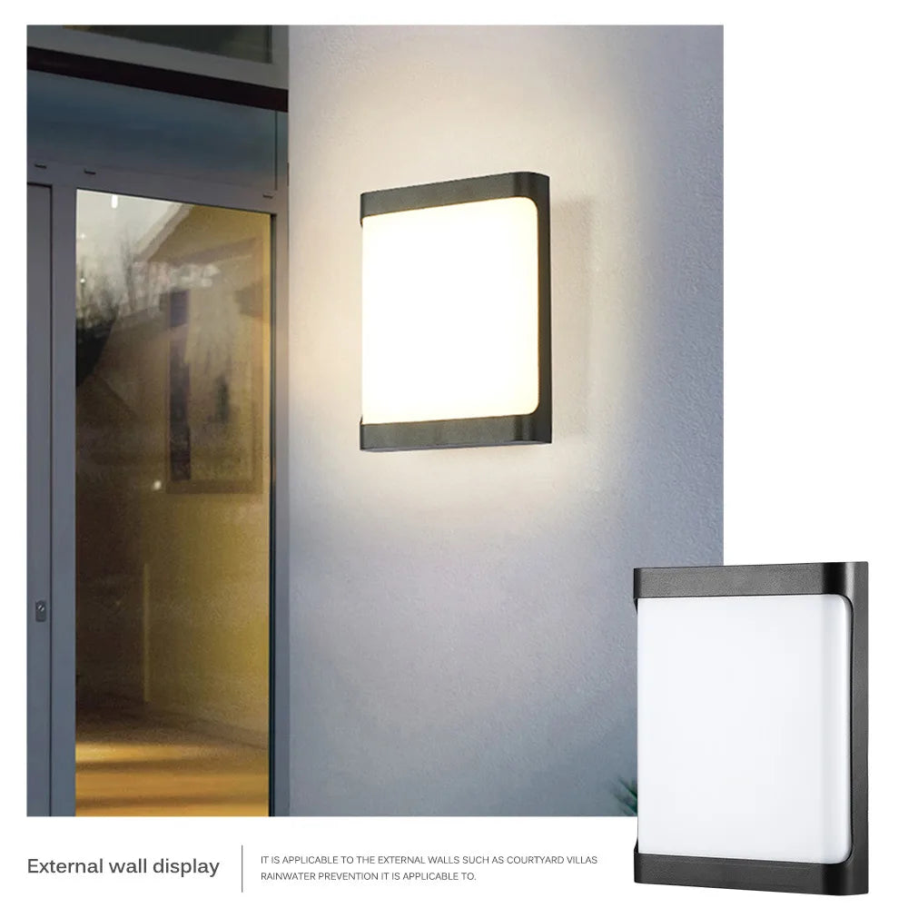 Spoljašnja LED lampa Bridget, 20W crna