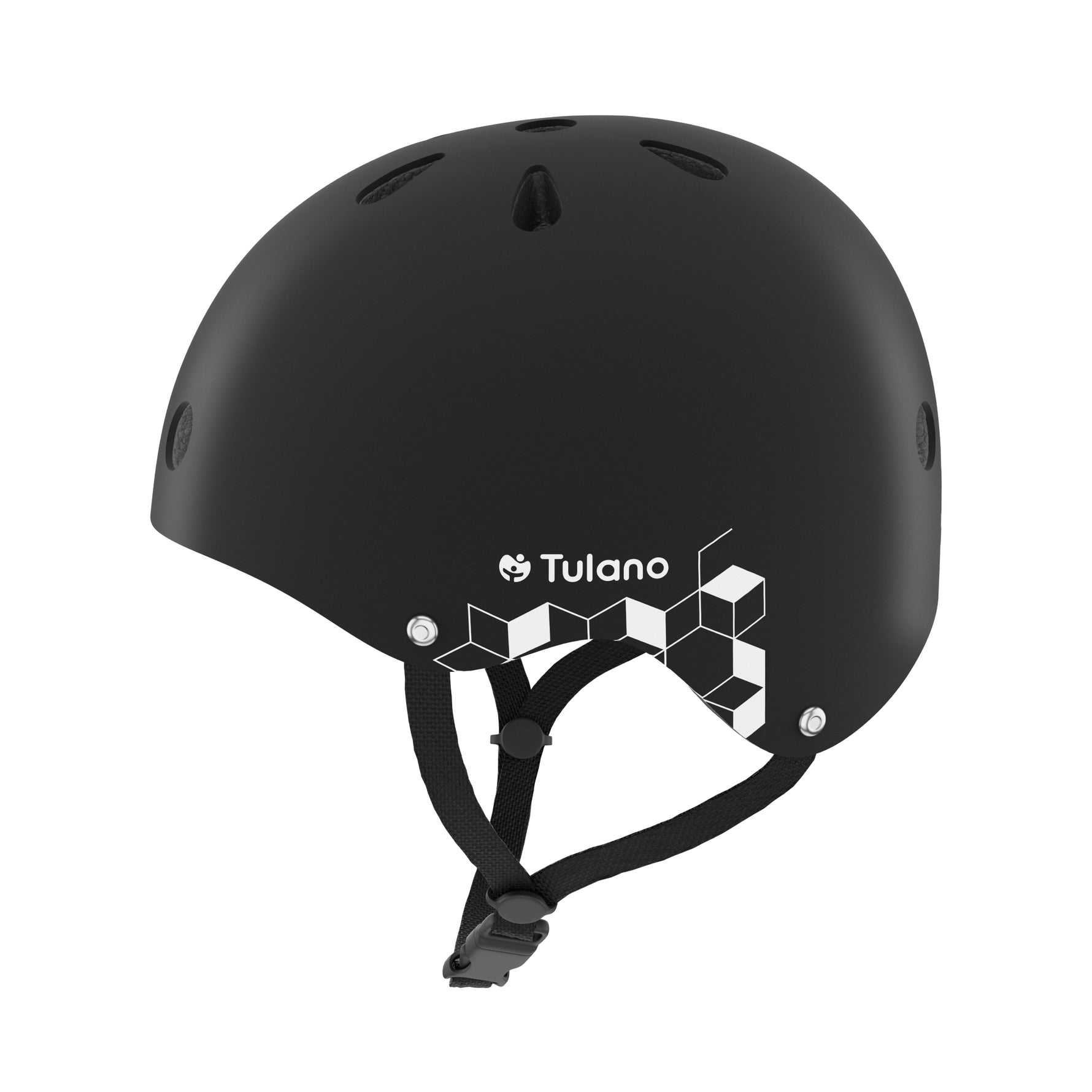 Zaštitna dečija kaciga Tulano Turtle 35 Crna