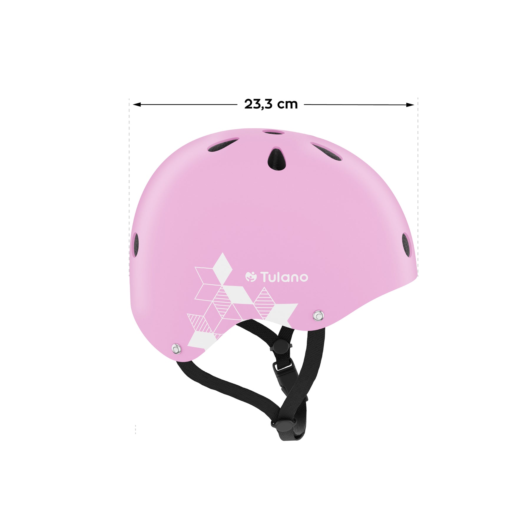 Zaštitna dečija kaciga Tulano Turtle 35 Pink