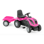 956 Playtime deciji traktor sa prikolicom roze