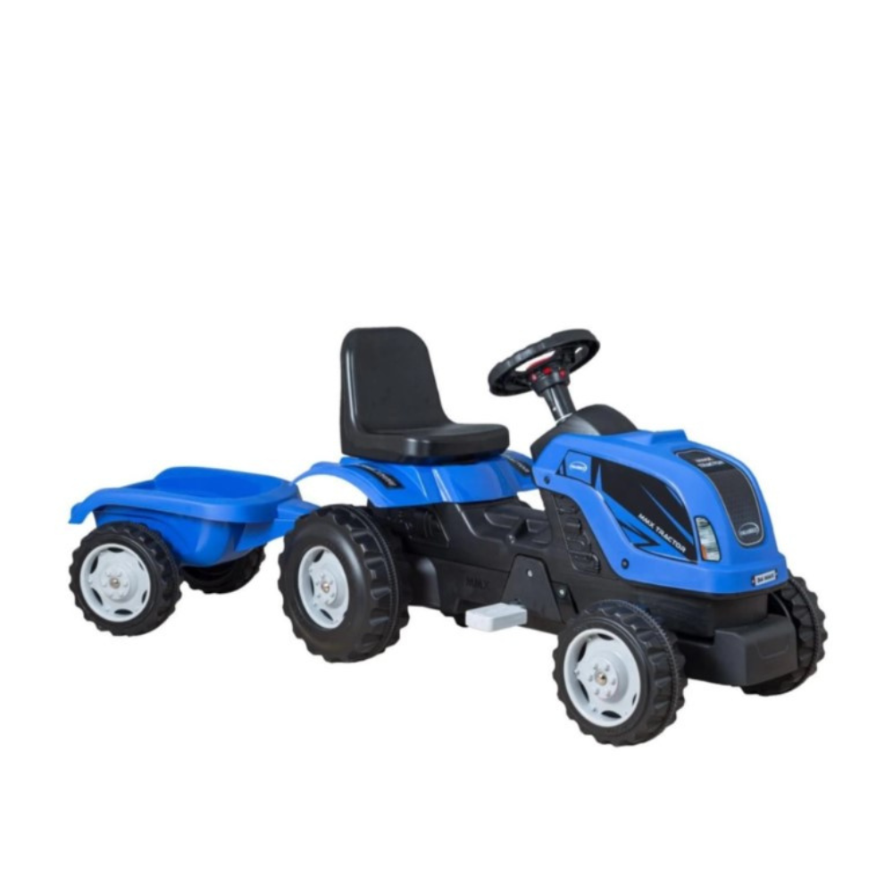 956 Playtime deciji traktor sa prikolicom plava