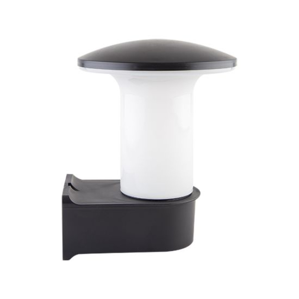Spoljašnja lampa pečurka, crno-bela