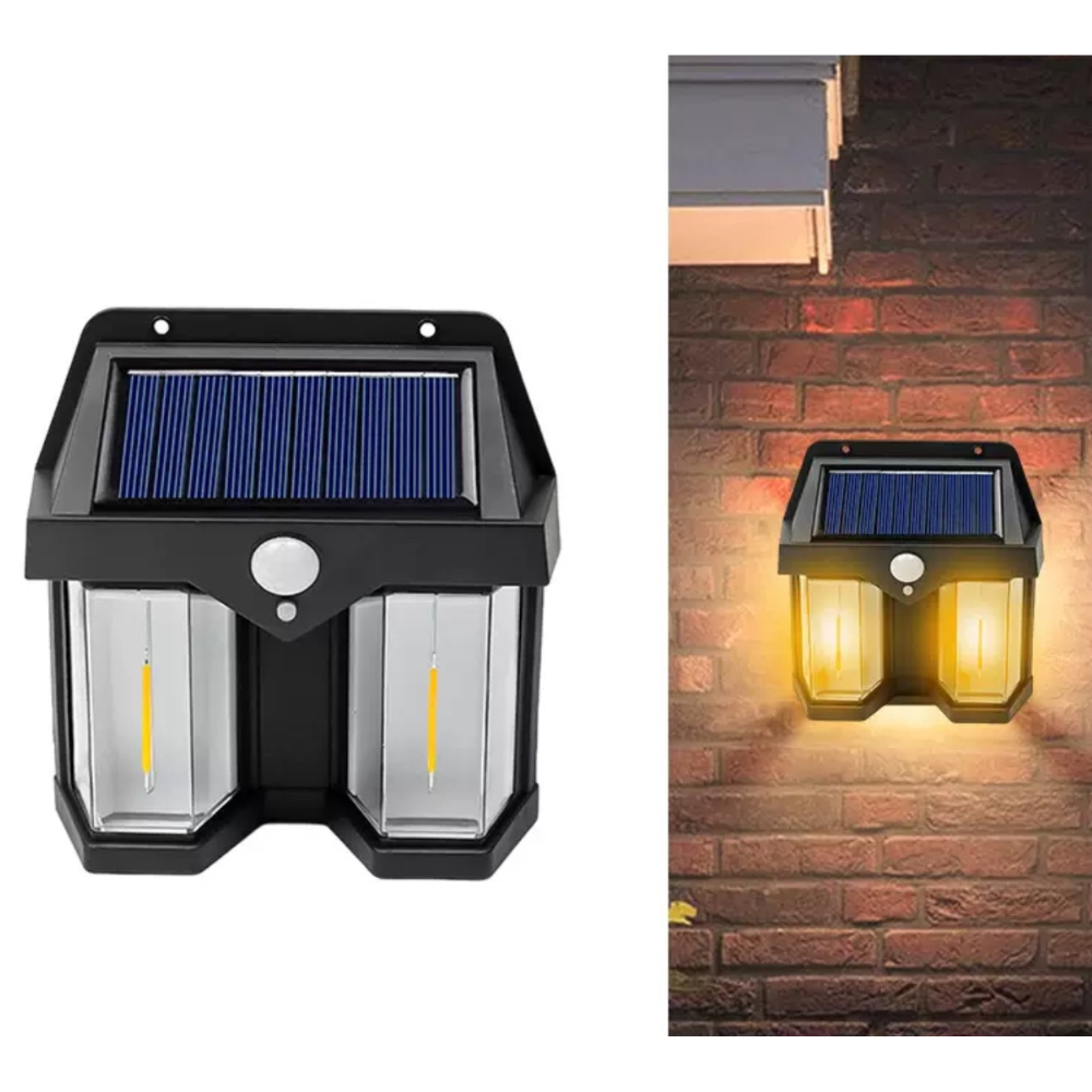 Spoljašnja solarna lampa House, crna