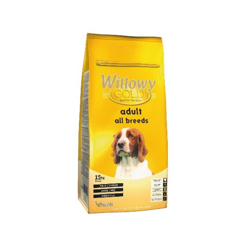 WILLOWY Adult Suva hrana za pse Hidrolizovana piletina i pirinač 15kg