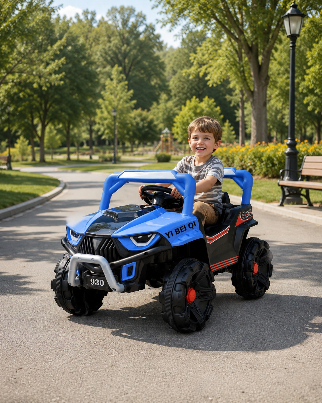 2215 UTV X8n — Plavi auto na akumulator za decu