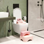 Adapter za WC šolju sa stepenicama i platformom za decu, roze, ECOTOYS