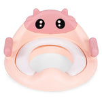 Adapter za WC šolju sa stepenicama i platformom za decu, roze, ECOTOYS