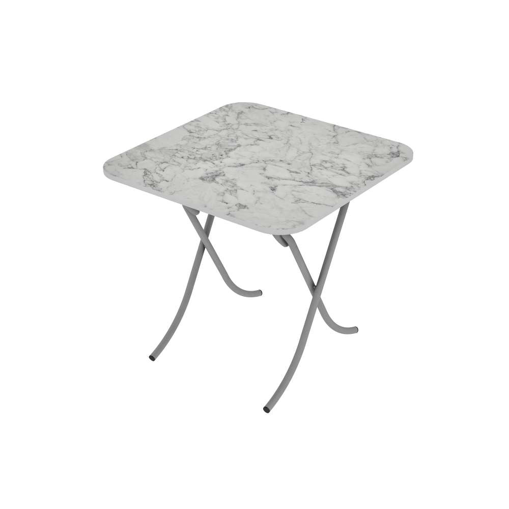 ALESTA AL10034CM STO VIŠENAMENSKI SKLOPIVI TEKSTURA CRNI MERMER 80X80CM