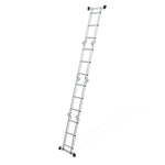 Aluminijumske višenamenske merdevine 4x3, sa šarkama, sklopive, nosivost 150 kg, ModernHome