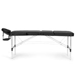 Aluminijumski masažni i rehabilitacioni sto, 3-sekcioni, sklopivi u kofer + torba - ModernHome