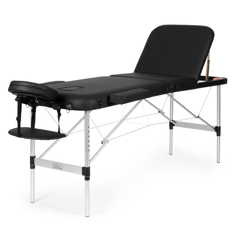 Aluminijumski masažni i rehabilitacioni sto, 3-sekcioni, sklopivi u kofer + torba - ModernHome