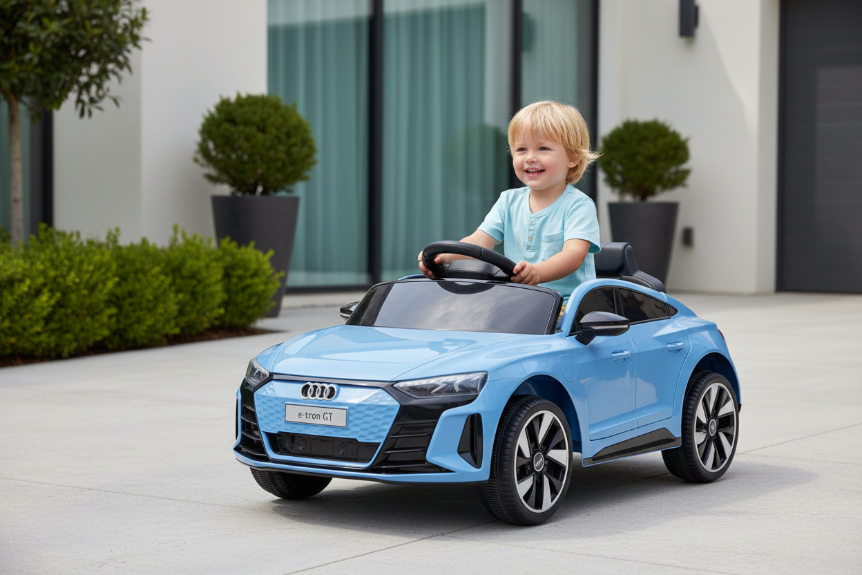 Audi E-tron GT plavi lifestyle