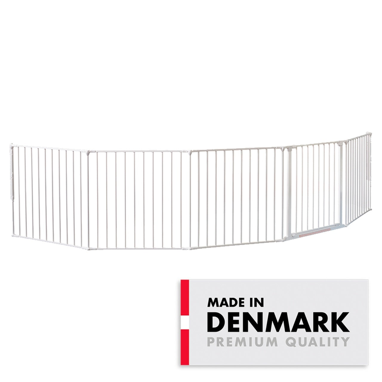 BabyDan Flex XXL Sigurnosna Ograda za Decu 90–350 cm – Zidna montaža, Bela