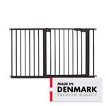 BabyDan Premier sigurnosna ogradica Extra Wide 126–132 cm crna, Safety gate bez bušenja