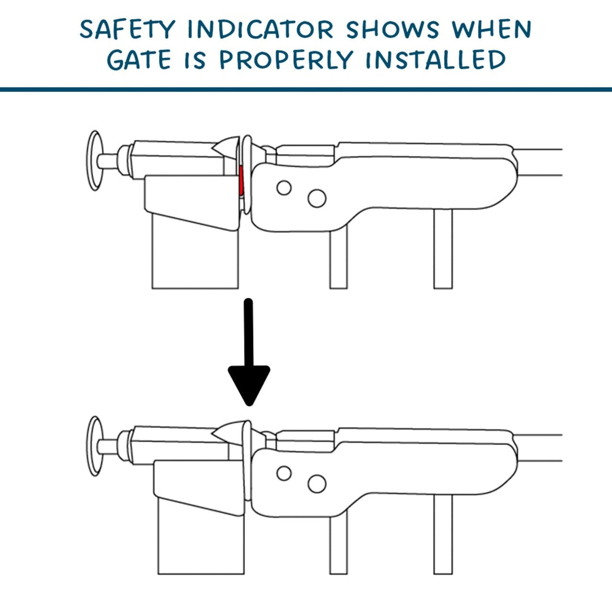 BabyDan Premier sigurnosna ogradica Extra Wide 126–132 cm crna, Safety gate bez bušenja