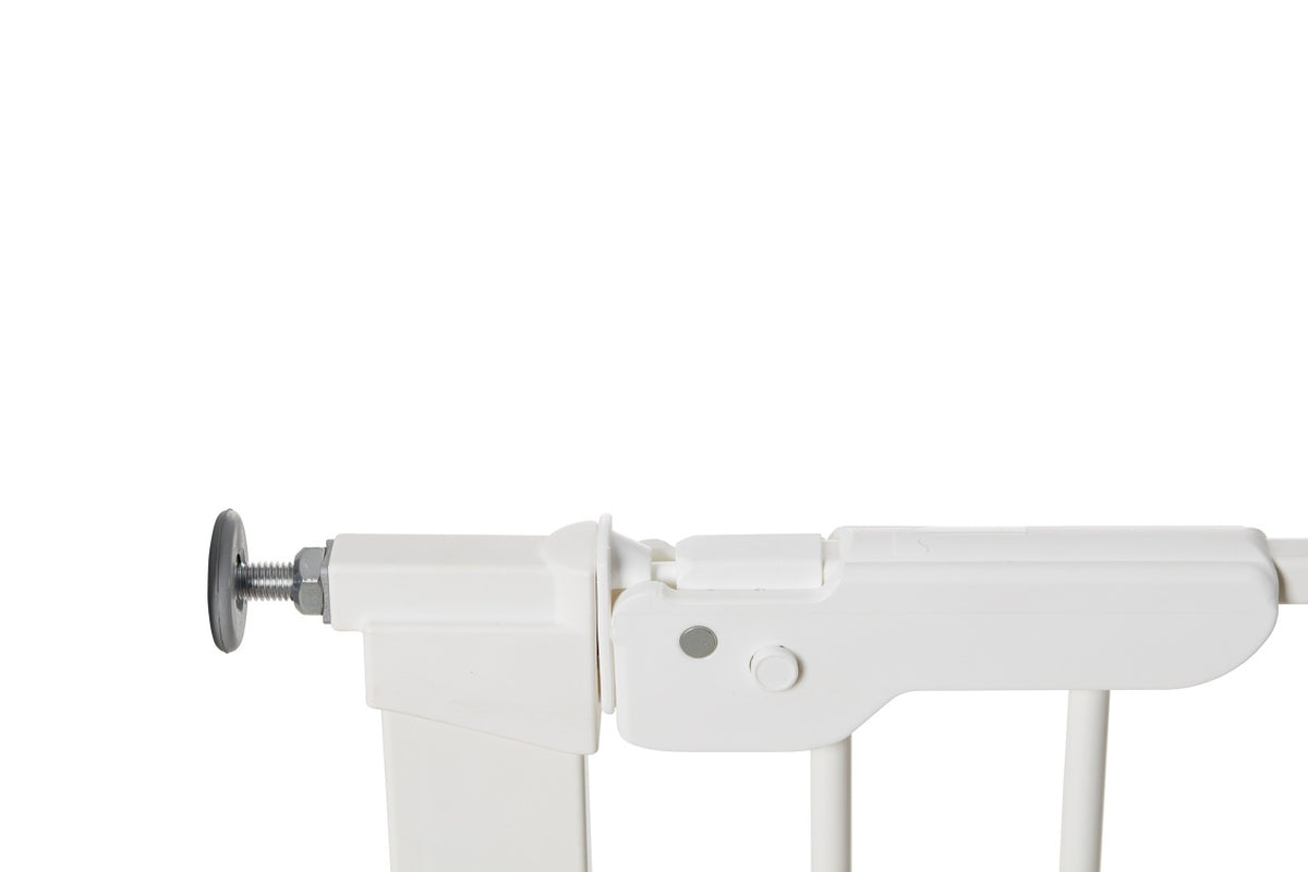 BabyDan Premier sigurnosna ogradica Extra Wide 151–158 cm bela, bez bušenja