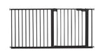 BabyDan Premier sigurnosna ogradica Extra Wide 151–158 cm crna, bez bušenja