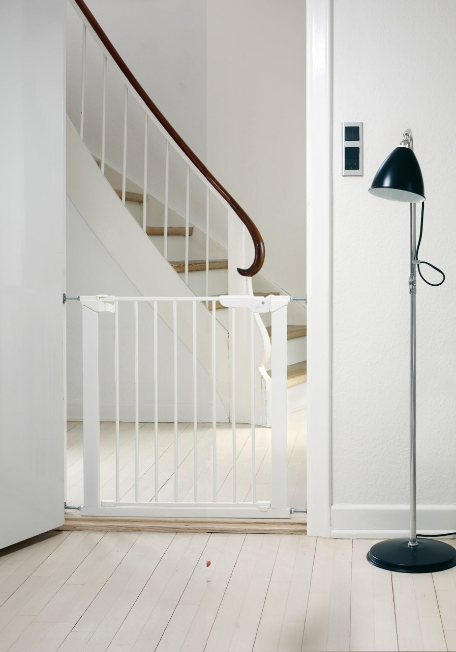 BabyDan Premier sigurnosna ogradica Extra Wide 178–183 cm bela, bez bušenja