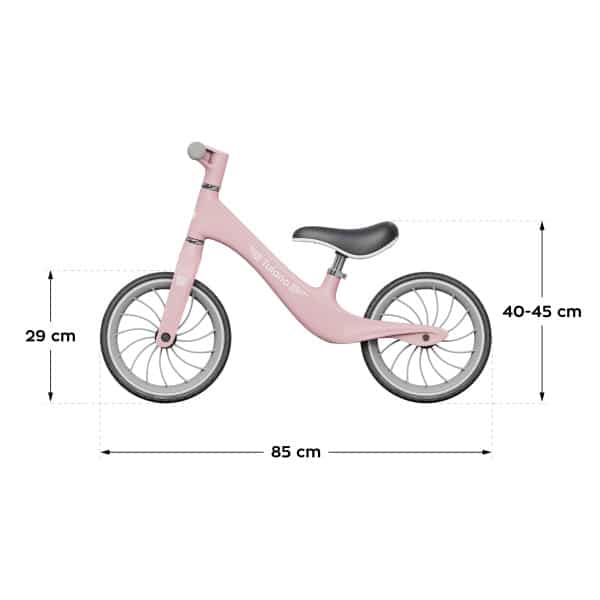 Dečiji balance bike Tulano Route Pink, uzrast 2+
