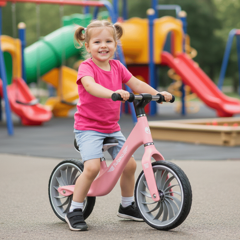 Dečiji balance bike Tulano Route Pink, uzrast 2+