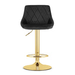 Barska stolica Kast black / gold baza