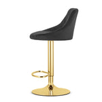 Barska stolica Kast black / gold baza
