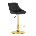 Barska stolica Kast black / gold baza
