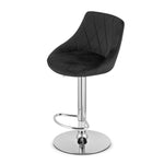 Barska stolica Kast grey / chrom baza