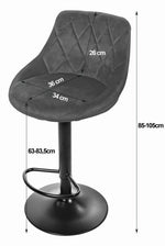 Barska stolica Kast grey eco
