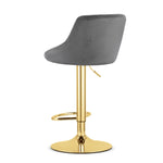 Barska stolica Kast grey / gold baza